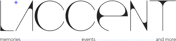logo of a Canadian events agency called l'accent